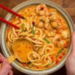 Red Curry Noodle Soup with Shrimp