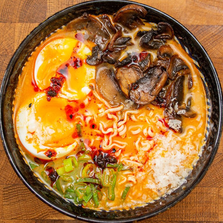 Korean-Style Mushroom Ramen Recipe