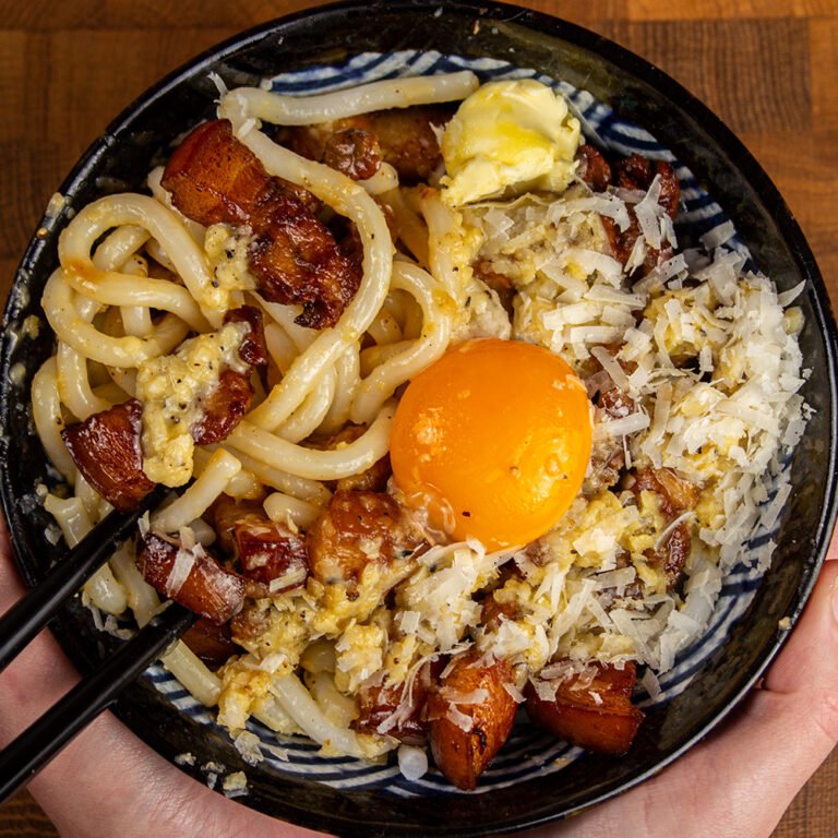 Udon Carbonara