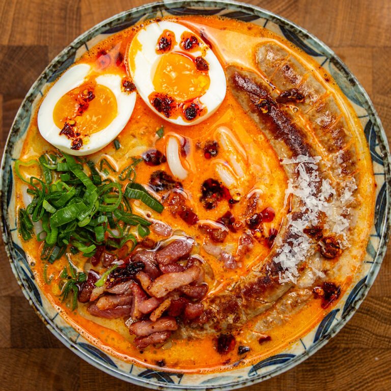 Sausage Carbonara Ramen