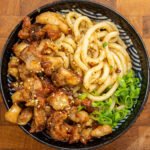 Easy Furikake Butter Noodles with Sticky Ginger Chicken Recipe