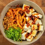 Indian-Style Gochujang Halloumi Noodles